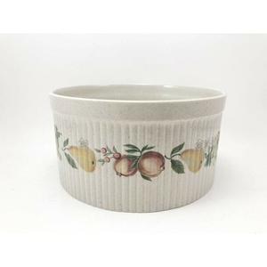 Wedgwood Quince Oven To Table Stoneware Soufflé Bowl Serving Dish‎ Discont’d